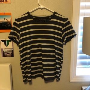 Women’s medium striped American eagle shirt.